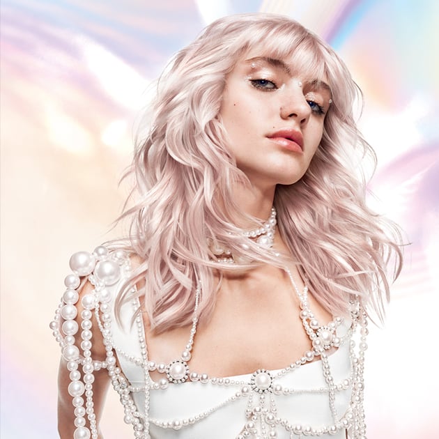 Blonde/Pink French Balayage Pearls model
